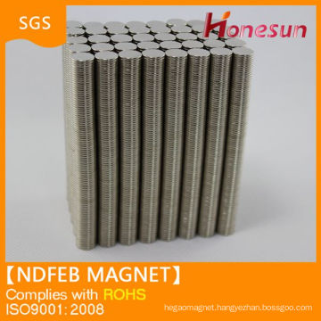 n35 D8*2mm sintered ndfeb small magnet